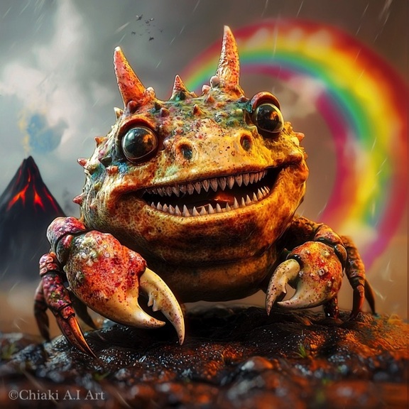 蟹 crab - STORIA AI ART GALLERY