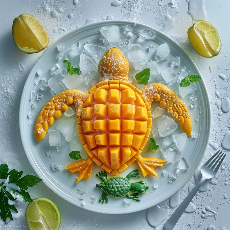 Lime Green and Mango